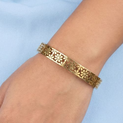 Eternal Bloom Cut-out Bangle